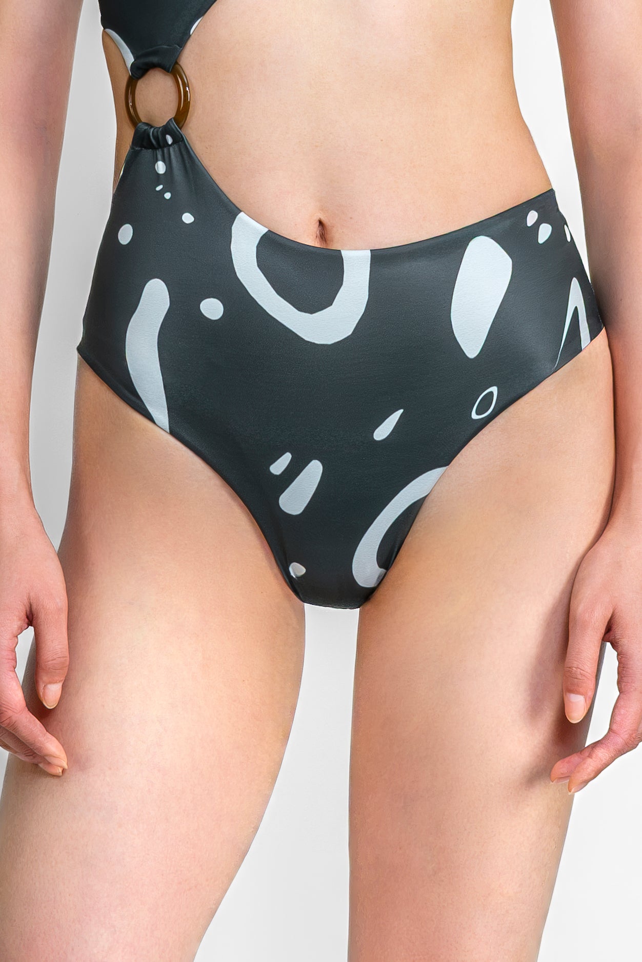 Ray Tide Monokini in Midnight Forest
