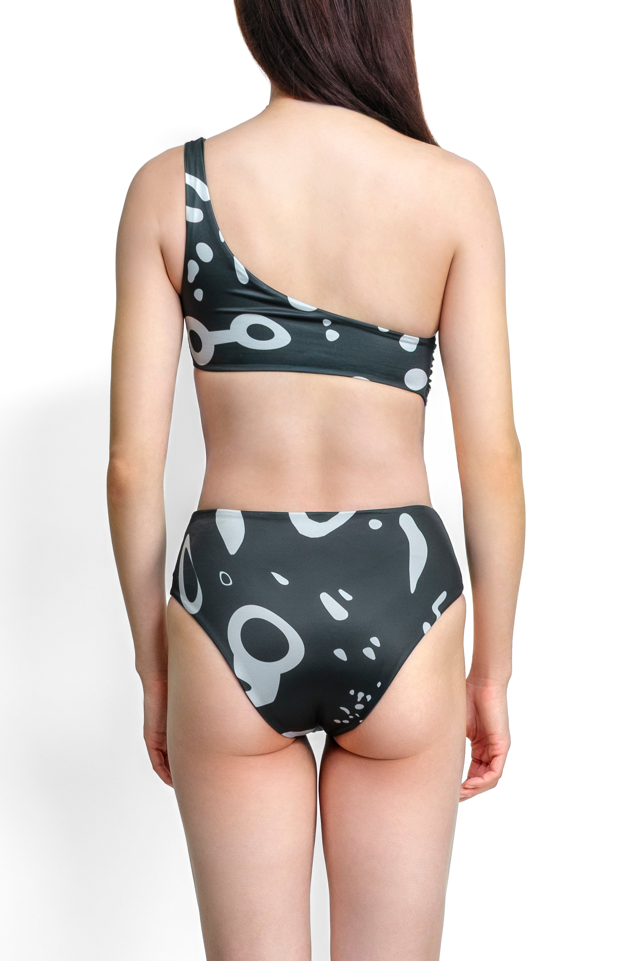 Ray Tide Monokini in Midnight Forest