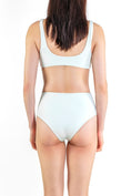Load image into Gallery viewer, Palm Mirage High-Rise Bikini Bottom in Bone White
